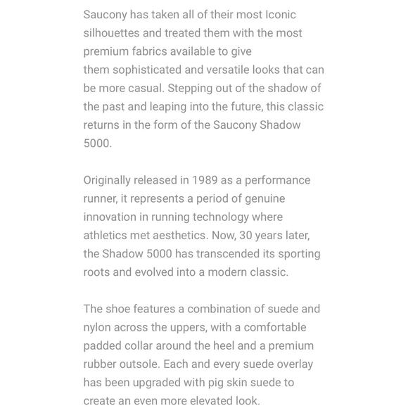 Saucony Originals Shadow 5000 White Green Suede Mens Size 9 NEW Fast Ship - Picture 8 of 12